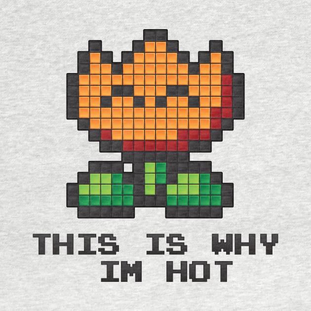 8-Bit Fire Flower by Woah_Jonny